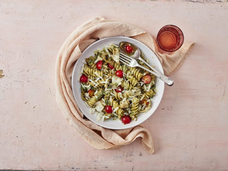 Annabel’s Ultimate Chicken Pesto Pasta recipe by Annabel Karmel