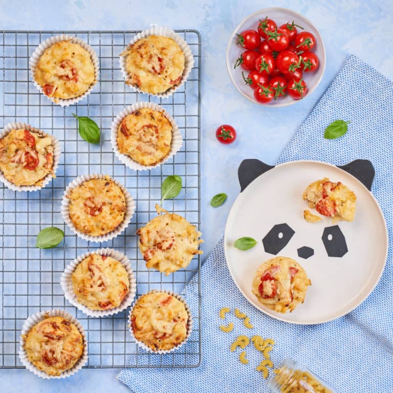 Macaroni & Cheese Muffins Recipe by Annabel Karmel