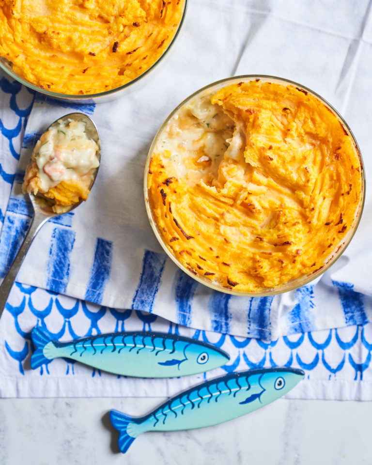 Salmon & Cod Fish Pie recipe by Annabel Karmel