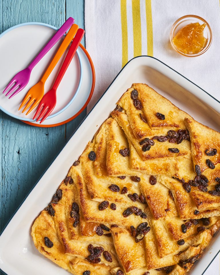 raising bread pudding