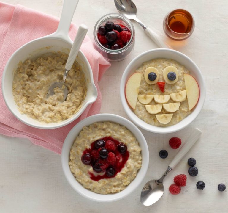 Almond Milk Porridge with Berries Recipe by Annabel Karmel