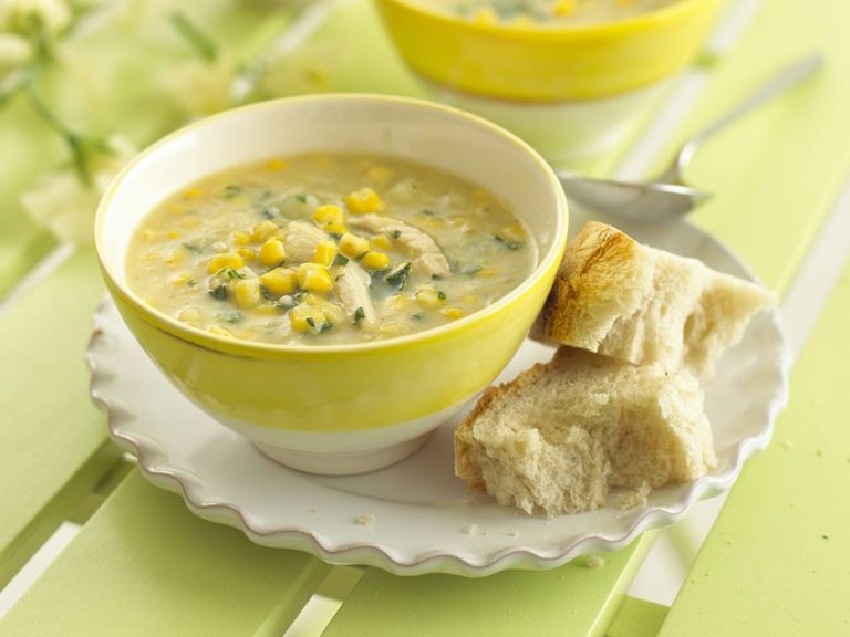 Chicken & Corn Chowder recipe by Annabel Karmel