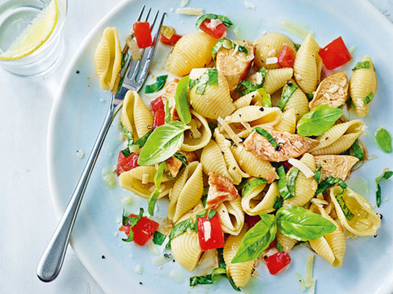 Chicken, Tomato & Basil Pasta recipe by Annabel Karmel