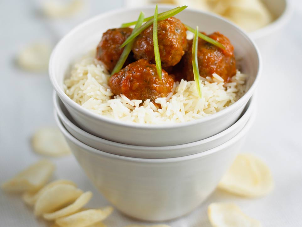 Evelyn's Sweet & Sour Meatballs recipe by Annabel Karmel