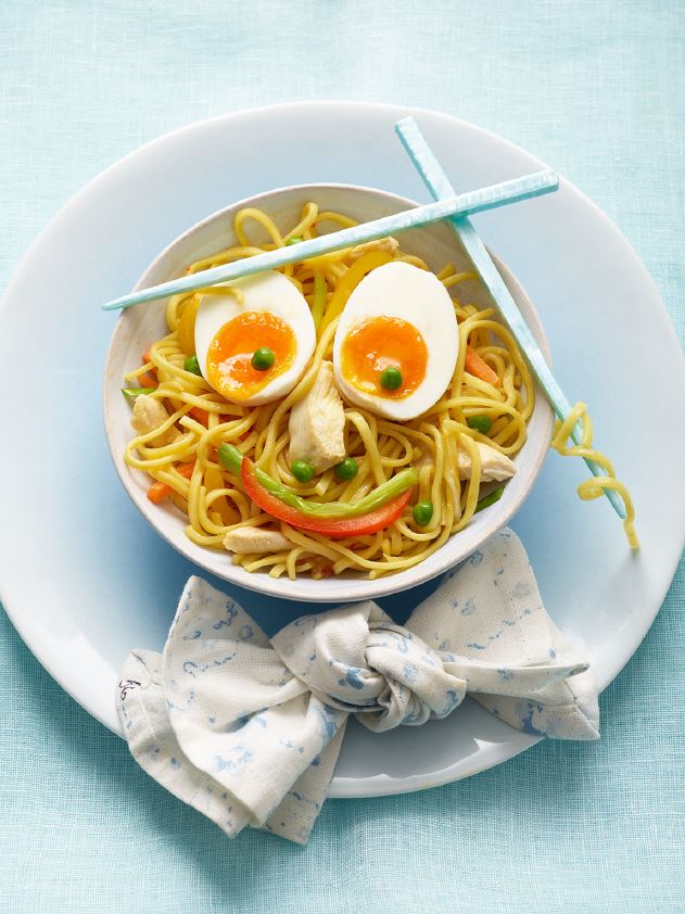 Funny Face Noodle Stir Fry Recipe by Annabel Karmel