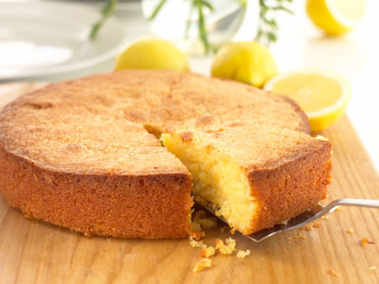 Gluten Free Lemon Polenta Cake recipe by Annabel Karmel