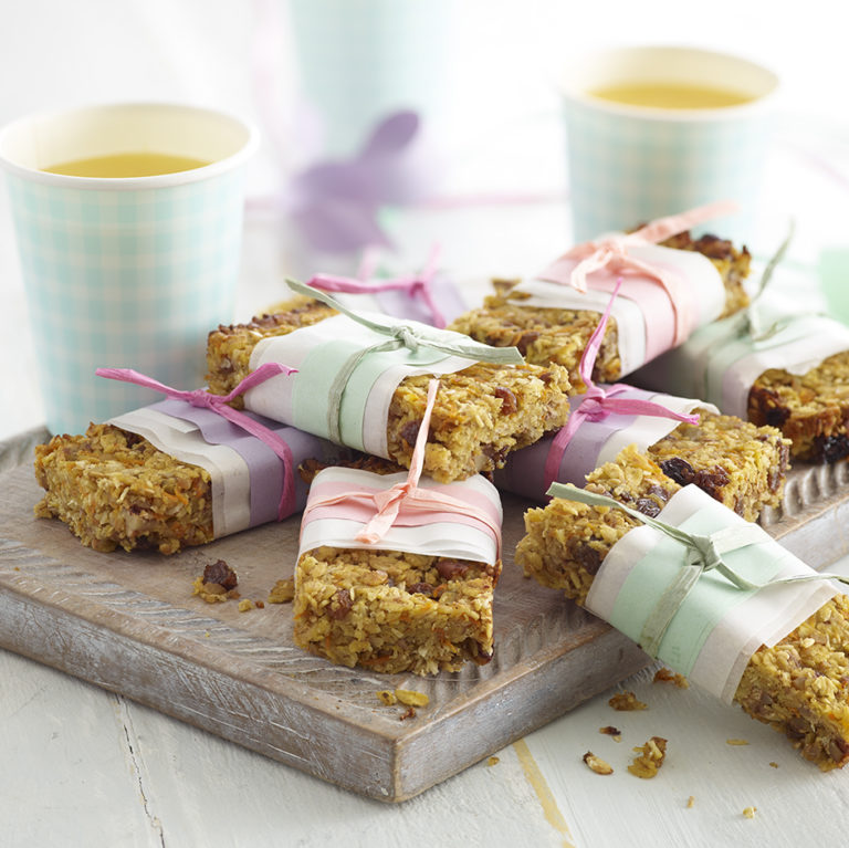 Tasty Carrot & Oat Energy Bars recipe by Annabel Karmel