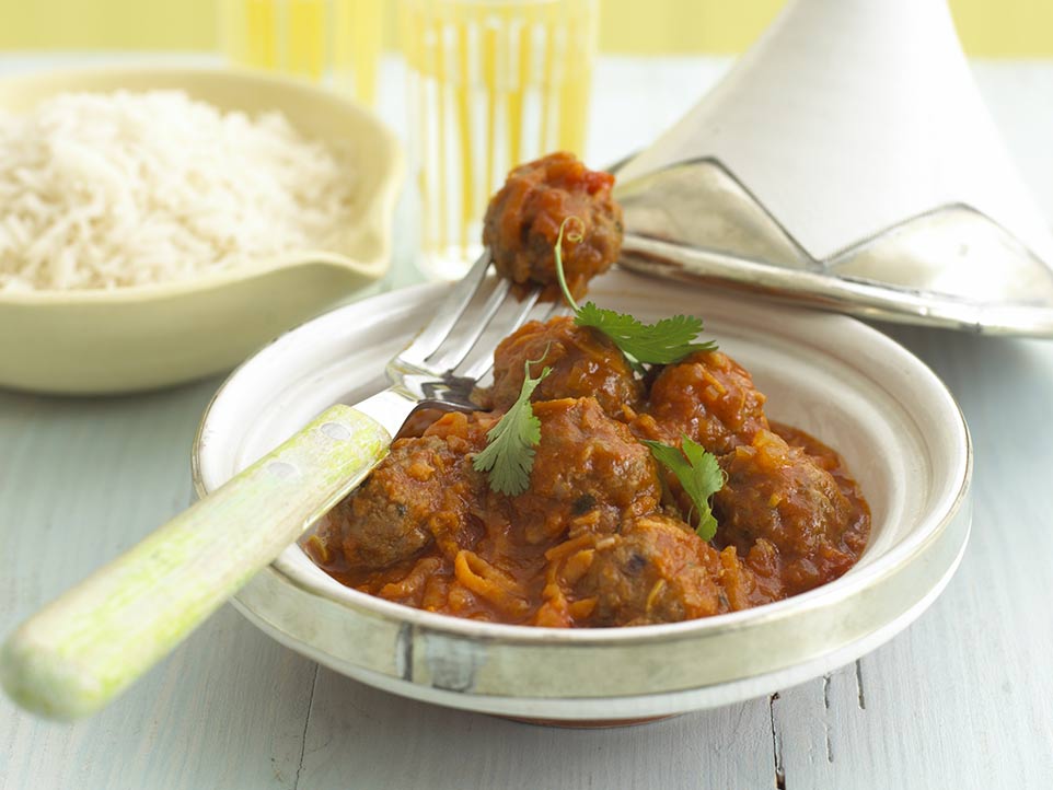 Tagine Recipe with Pork & Beef Meatballs recipe by Annabel Karmel