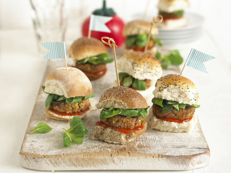 Mini Chicken Burgers recipe by Annabel Karmel