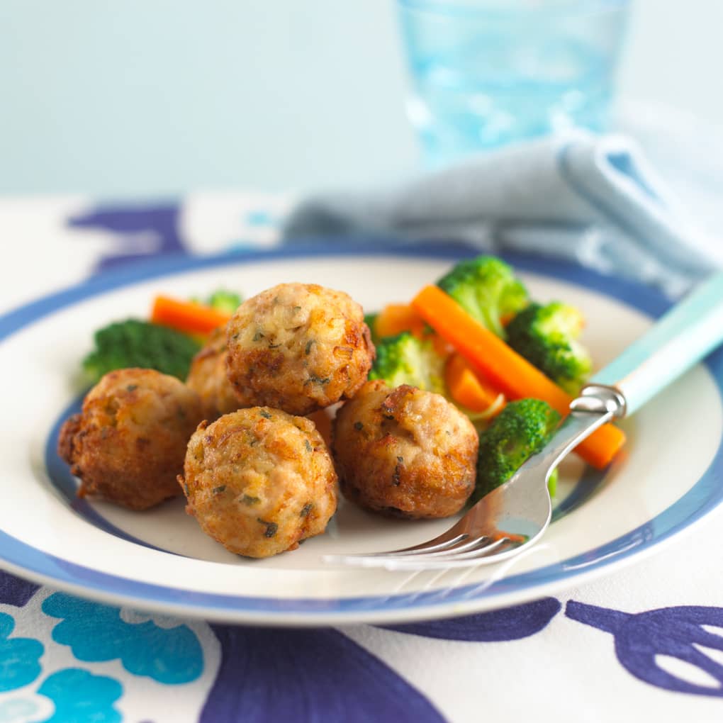 Mini Chicken Balls recipe by Annabel Karmel