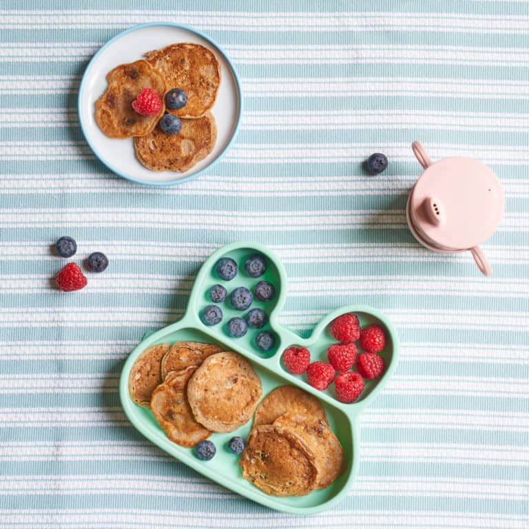 Apple, Cinnamon & Sultana Pancakes Recipe by Annabel Karmel