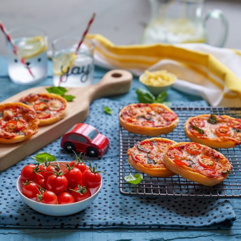 Mini Puff Pastry Pizzas Recipe by Annabel Karmel