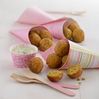 Cod & Salmon Quinoa Balls Recipe by Annabel Karmel