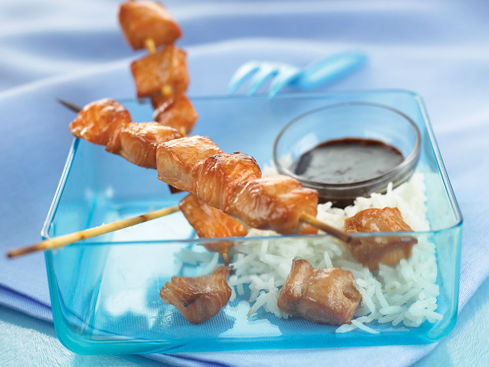 Salmon Skewers recipe by Annabel Karmel