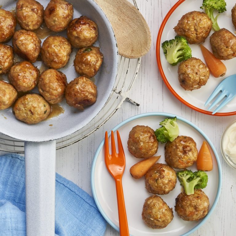 Teriyaki Chicken Balls Recipe by Annabel Karmel