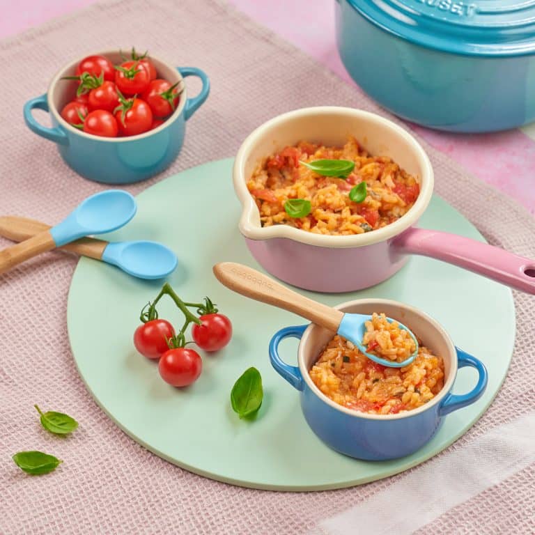 Tomato and basil risotto Recipe by Annabel Karmel