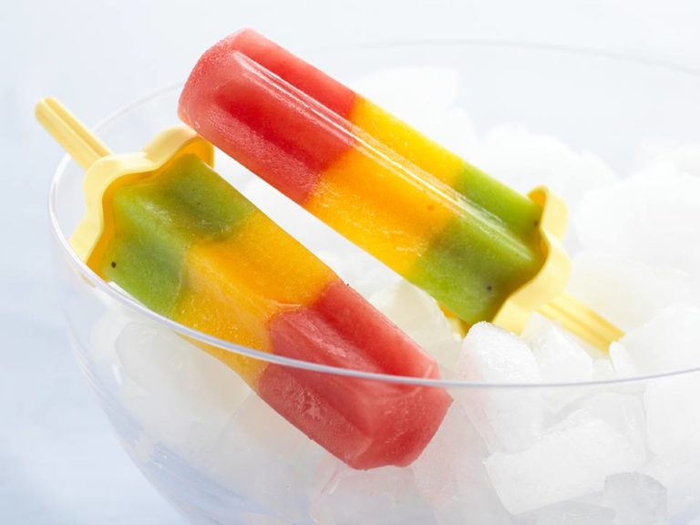 Traffic Light Ice Lollies recipe by Annabel Karmel