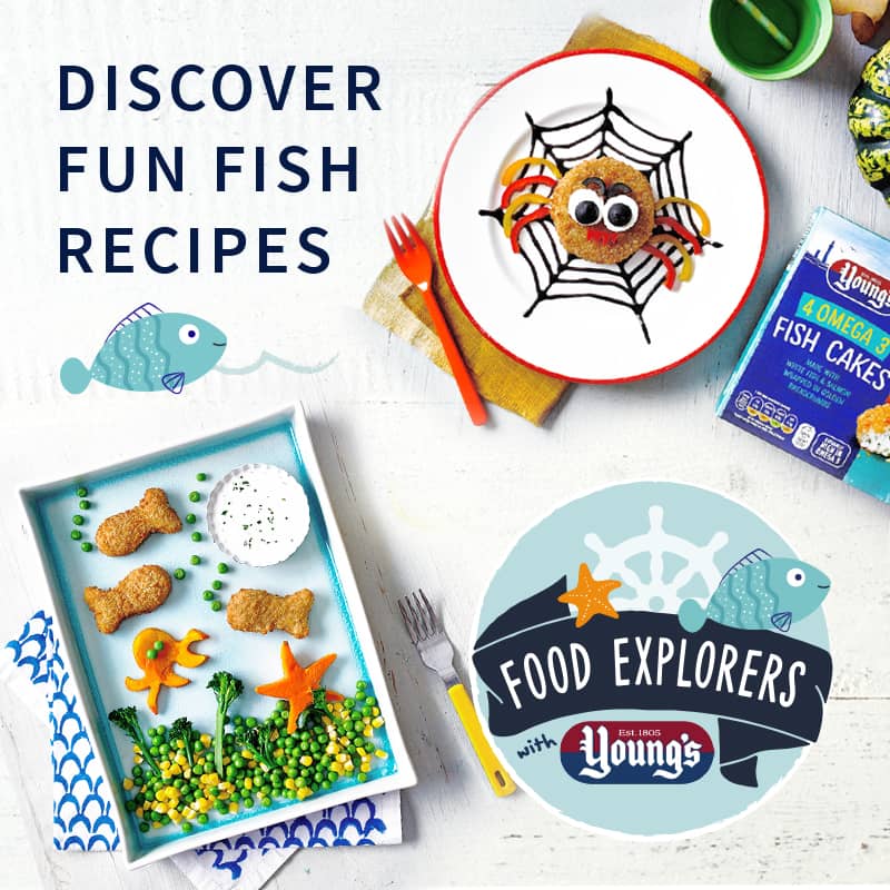 Getting kids to eat fish by annabel karmel and youngs seafood