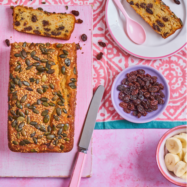 Banana, Carrot and Raisin Loaf by Annabel Karmel