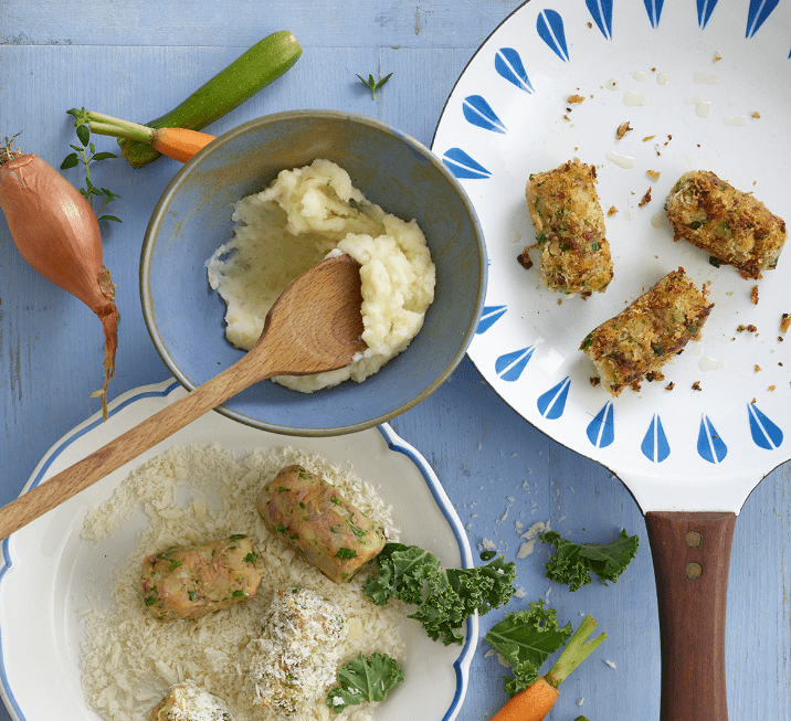 Tasty Beef Croquettes with Five Vegetables recipe by Annabel Karmel