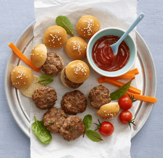 Mini Burgers Recipe by Annabel Karmel