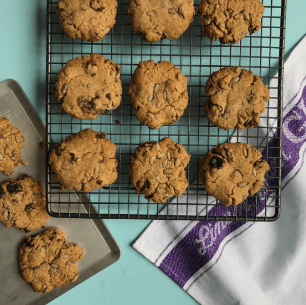 Oat & Raisin Cookies with Sunflower Seeds Recipe by Annabel Karmel