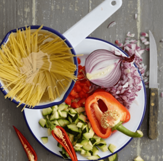 Tomato & Veggie Spaghetti recipe by Annabel Karmel